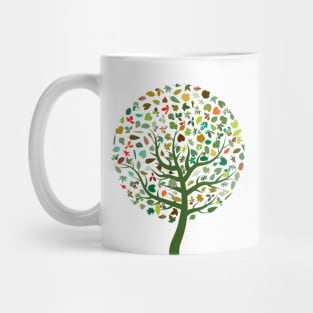 Autumn Leaves - Tree Hugger Design Mug